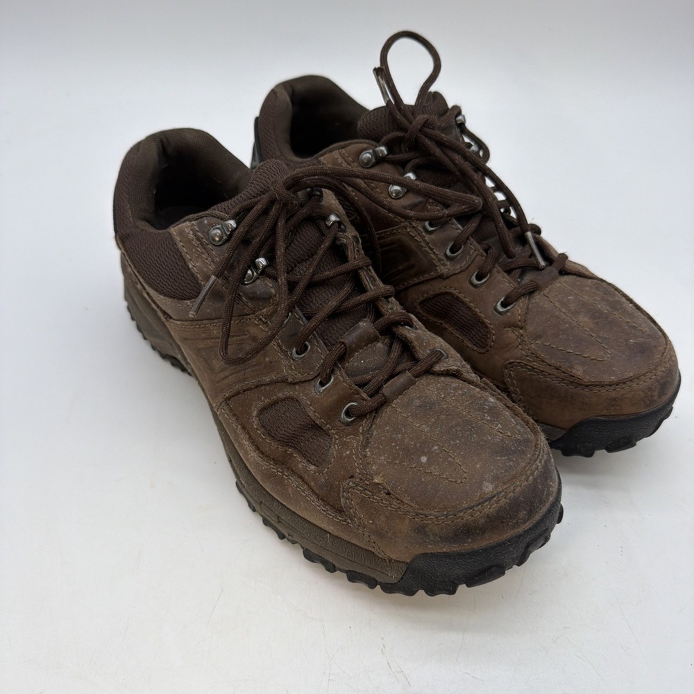 Mens New Balance 748 MW748BR Brown Leather Walking Sneakers Shoes Size 10.5D